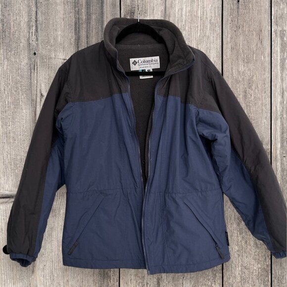 COLUMBIA Bugaboo 3-IN-1 Fleece Interchange Hooded Ski Snowboard Jacket Coat M - Picture 11 of 15